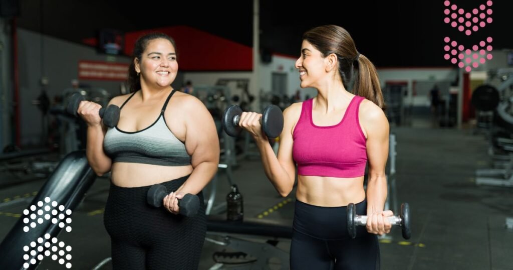 Fat vs. Muscle Mass in Women x